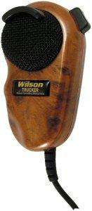 Wilson wood grain noise canceling microphone