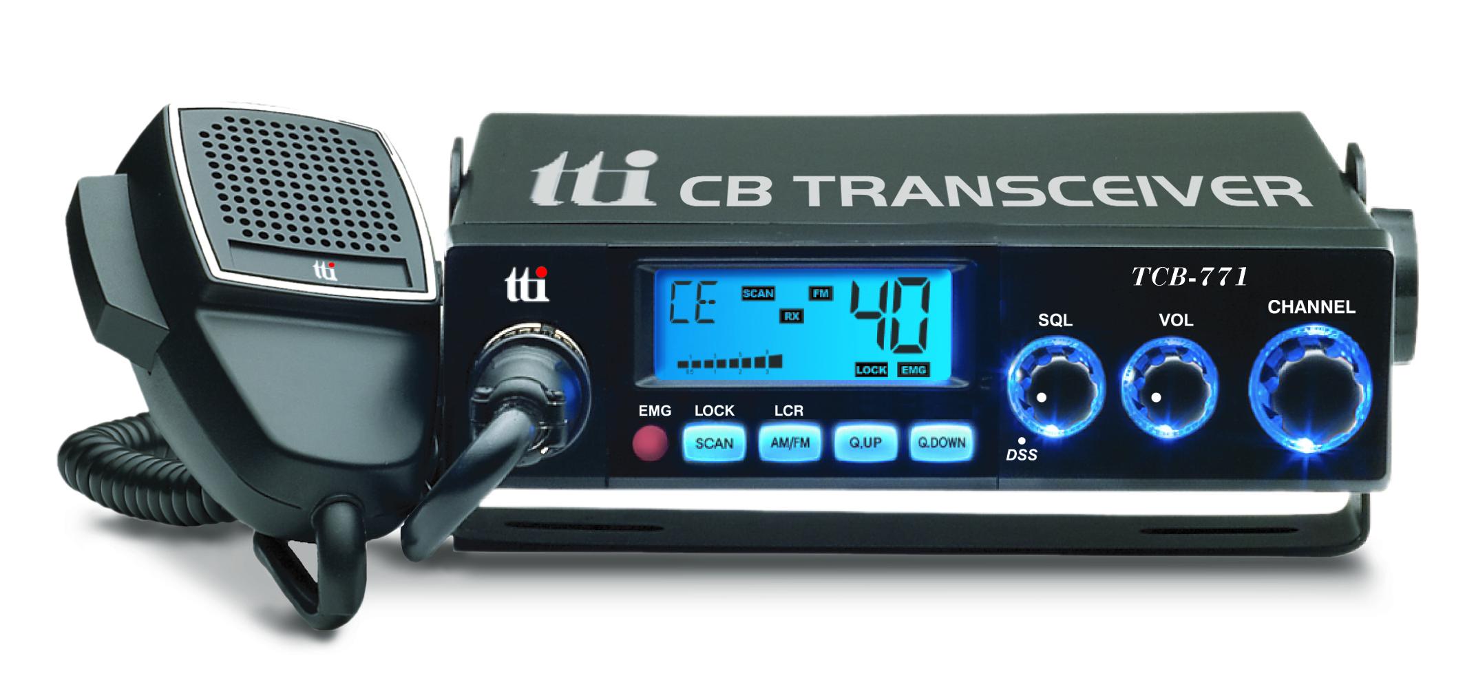 TTI TCB-771 12/24V Multi-Standard Mobile CB Radio