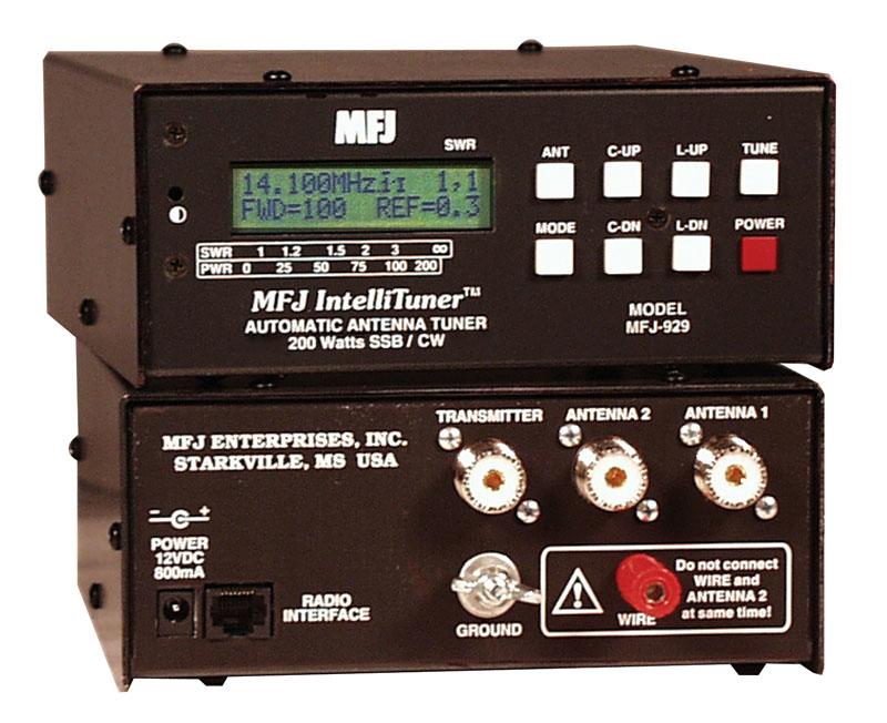 MFJ-929 200 Watt Automatic Antenna Tuner