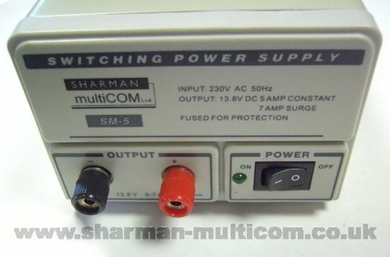 PS-SM5 13.8v 5-7 Amp Power Supply1