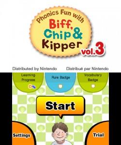 Phonics Fun with Biff Chip Kipper Volume 3 3DS