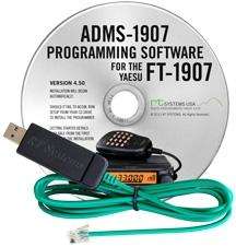 Yaesu ft-1907 adms-1907 programming software and usb-29f cable
