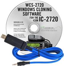WCS-2720 Programming Software and USB-29A cable for the Icom IC-