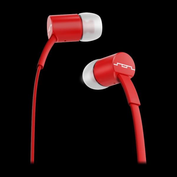 Jax In-Ear-1-Button Headphones Vivid Red