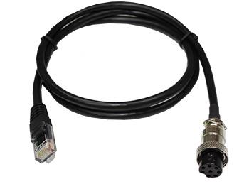 RIGblaster Mic to 8 Pin Round Cable, 6ft