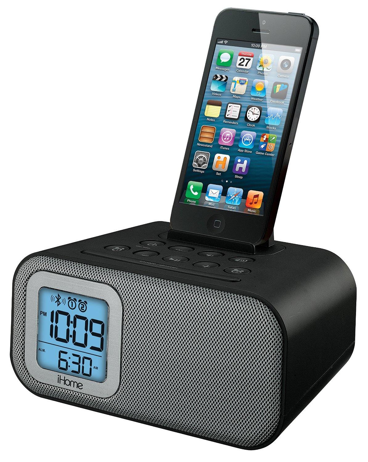 Ihome Ibt22 Bluetooth Wireless Dual Alarm Clock 1