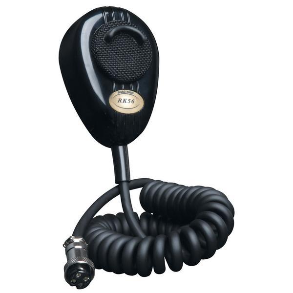 RoadKing 4-Pin Dynamic Noise Canceling CB Microphone Black