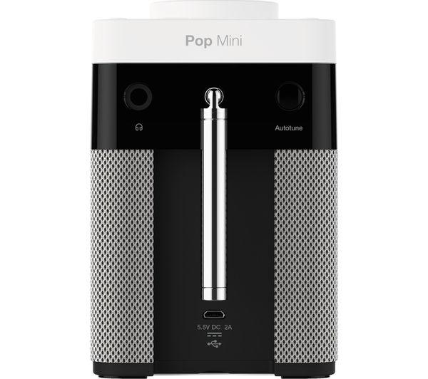 PURE Pop Mini Portable DAB+/FM Clock Radio - Grey & White 3