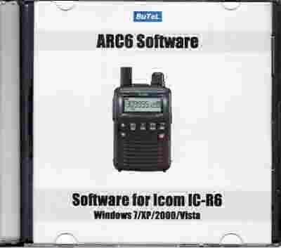 Butel software arc6 programming software for the icom type ic-r6. Now on usb stick.