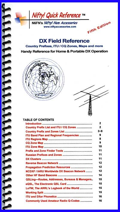 Nifty Manual DX Field Reference Latest Edition 1