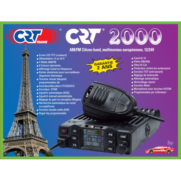 CRT 2000 CB RADIO TRANSCEIVER s2