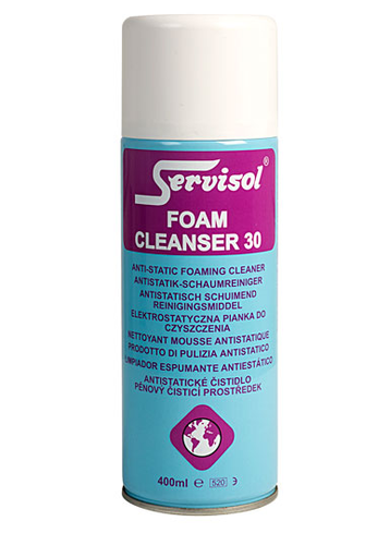 Servisol anti-static foam cleanser