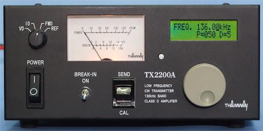 TX-2200A 136kHz LF CW transmitter 100W