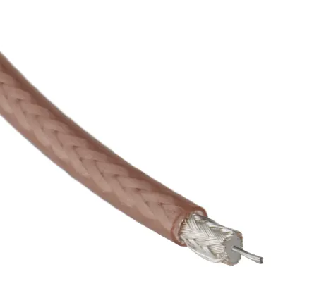 75 ohm coaxial cable brown - sold per meter