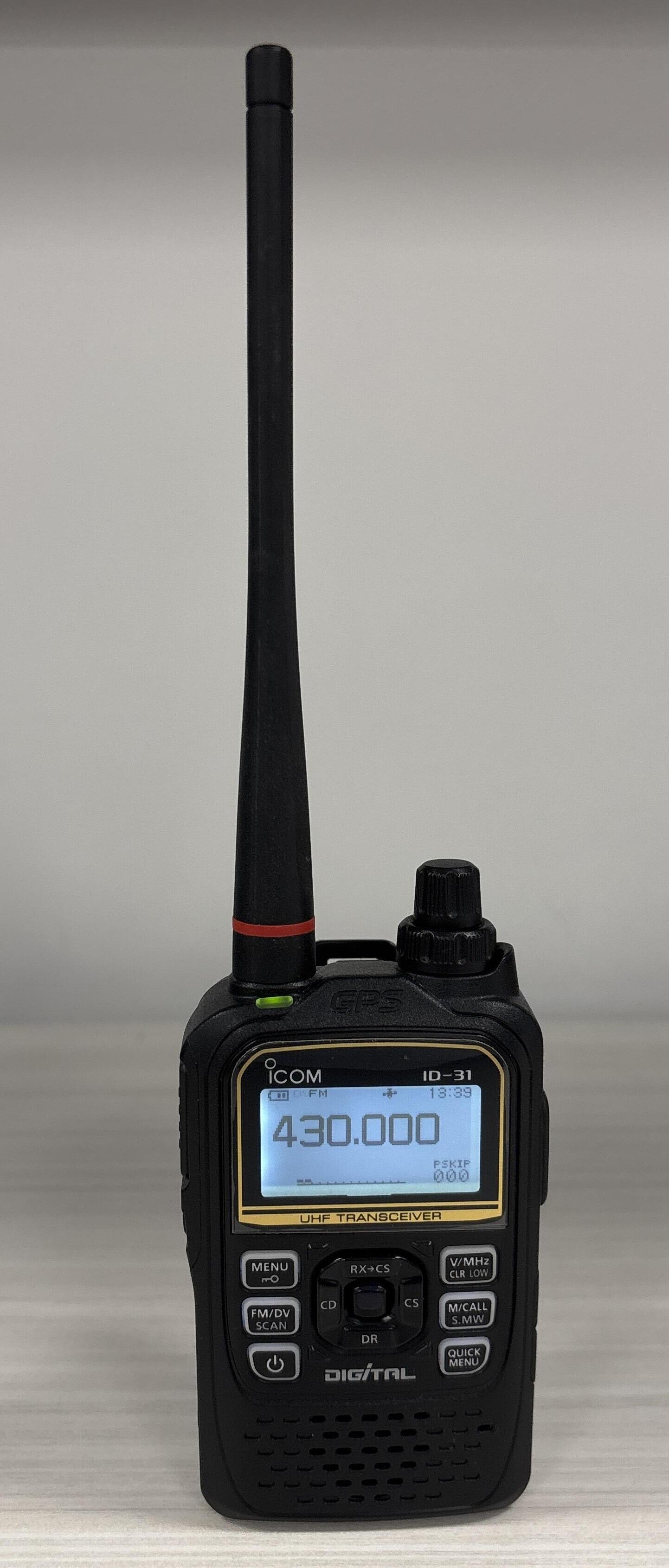 r*2様 ICOM ID-31 UHFトランシーバー GPS ICOM ID-31デジタルトランシーバー - Digi Mono DEPARTURE