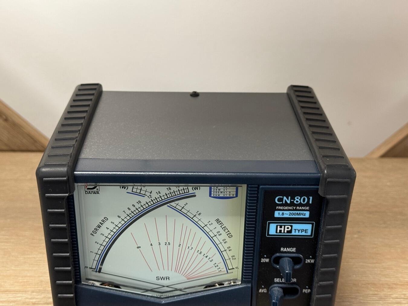 DAIWA ダイワ CN-801クロスニードルSWR&POWERメーター(中古) DAIWA ダイワ CN-801クロスニードルSWR&POWERメーター(中古