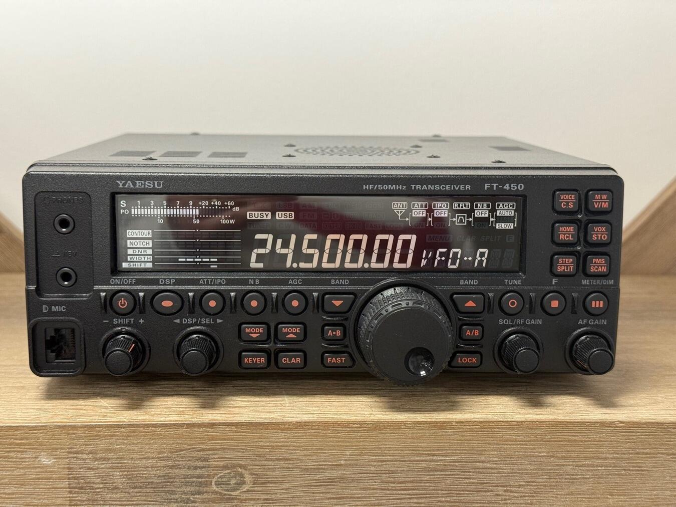 Second Hand Yaesu FT-450AT HF Transceiver | Radioworld UK