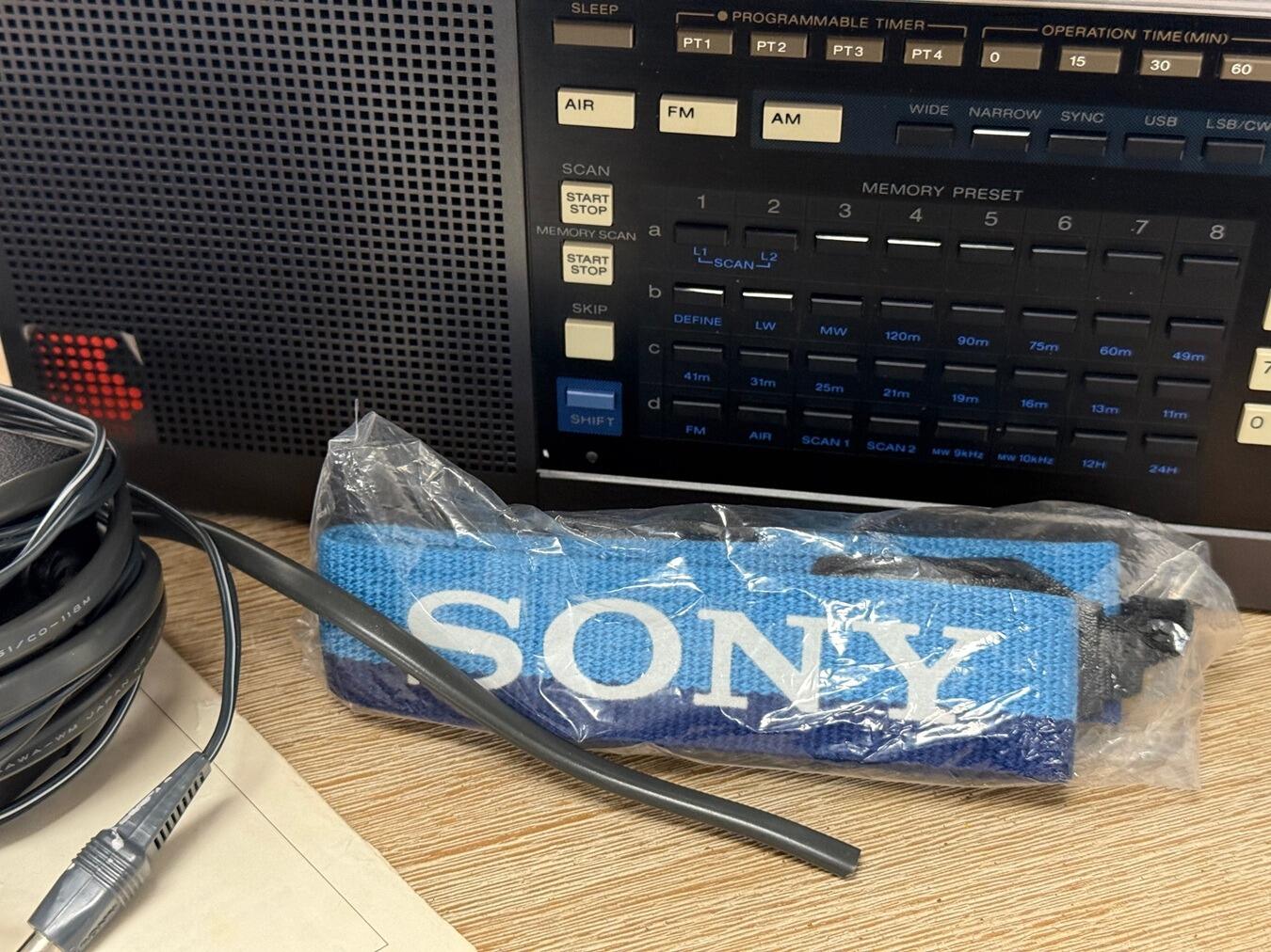 Second Hand Sony ICF-2001D HF/VHF Receiver | Radioworld