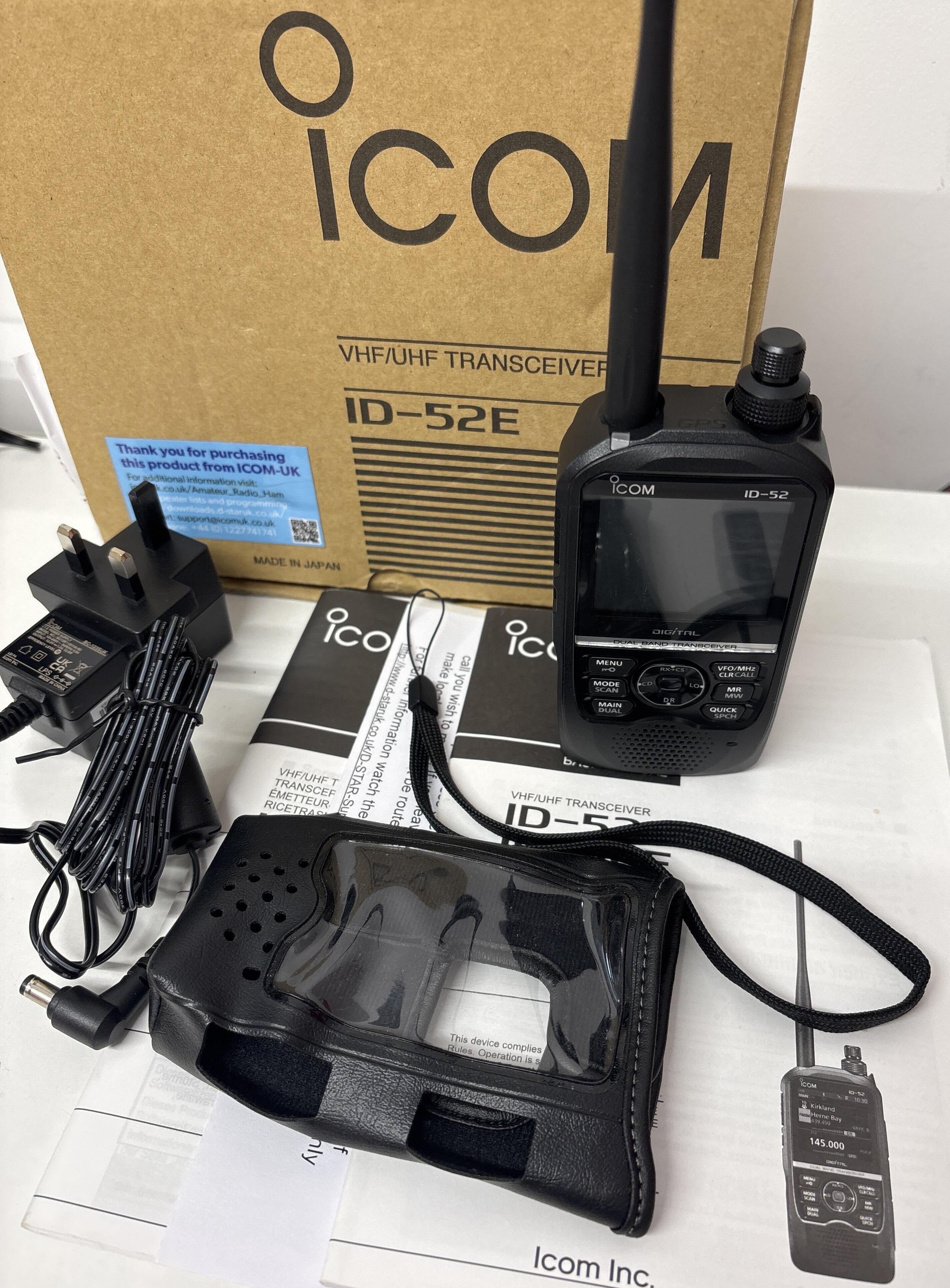 Second Hand Icom ID‑52E D‑STAR Digital Handheld Transceiver