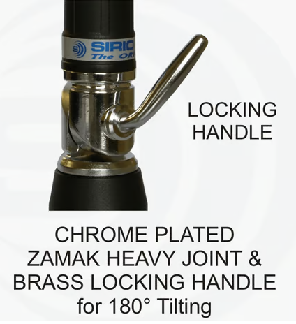 Sirio Performer P‑600 PL mobile CB antenna with stainless steel whip