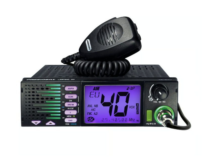 President JFK III CB Mobile Transceiver | AM/FM CB Radio by President ...