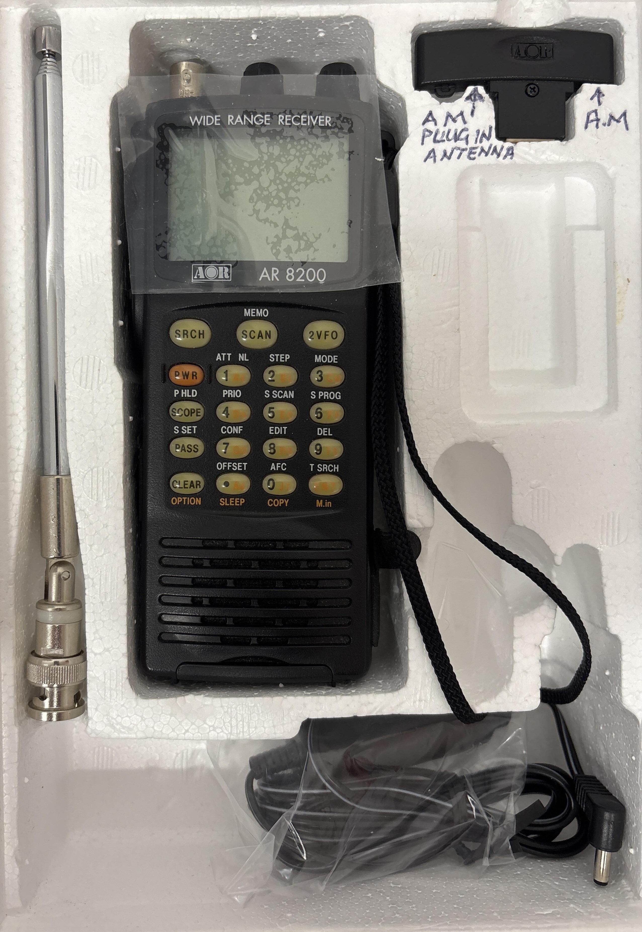 Second Hand AOR AR8200 Mark II B Wideband Receiver – Boxed