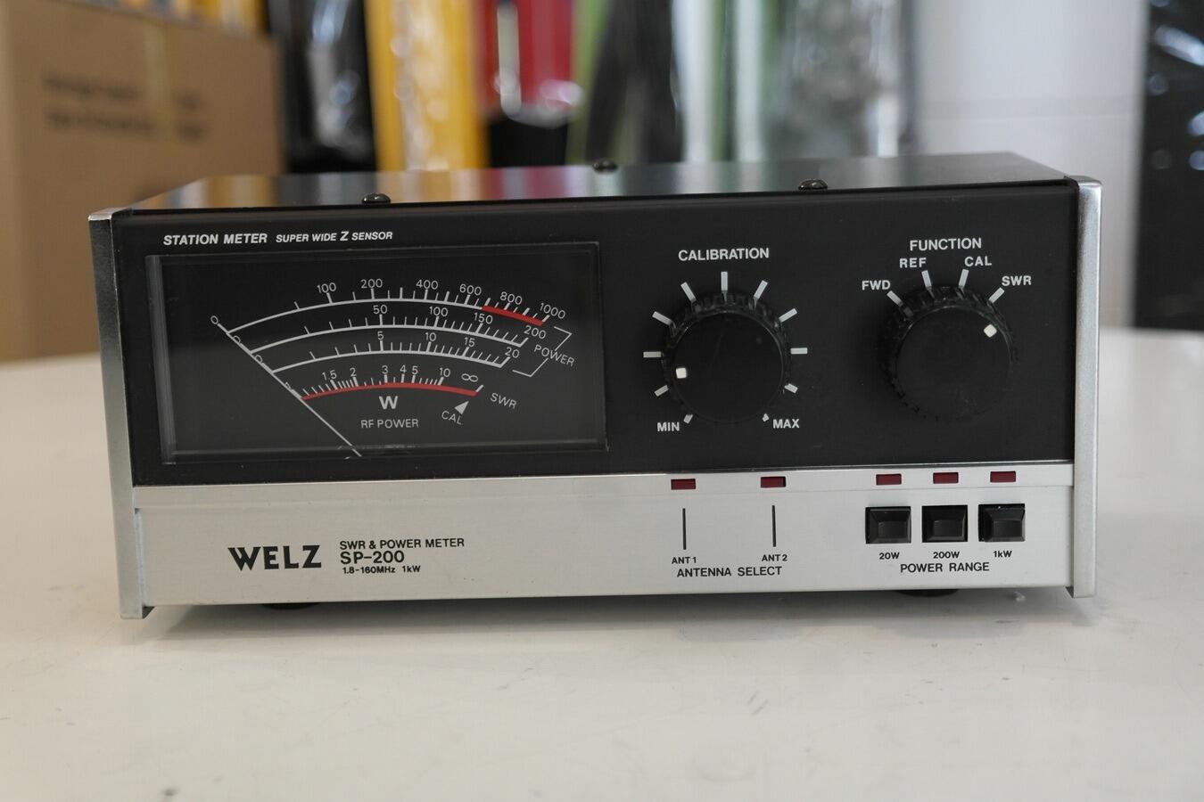 Second Hand WELZ SP-200 SWR & Power Meter 1.8–160MHz | Radioworld UK