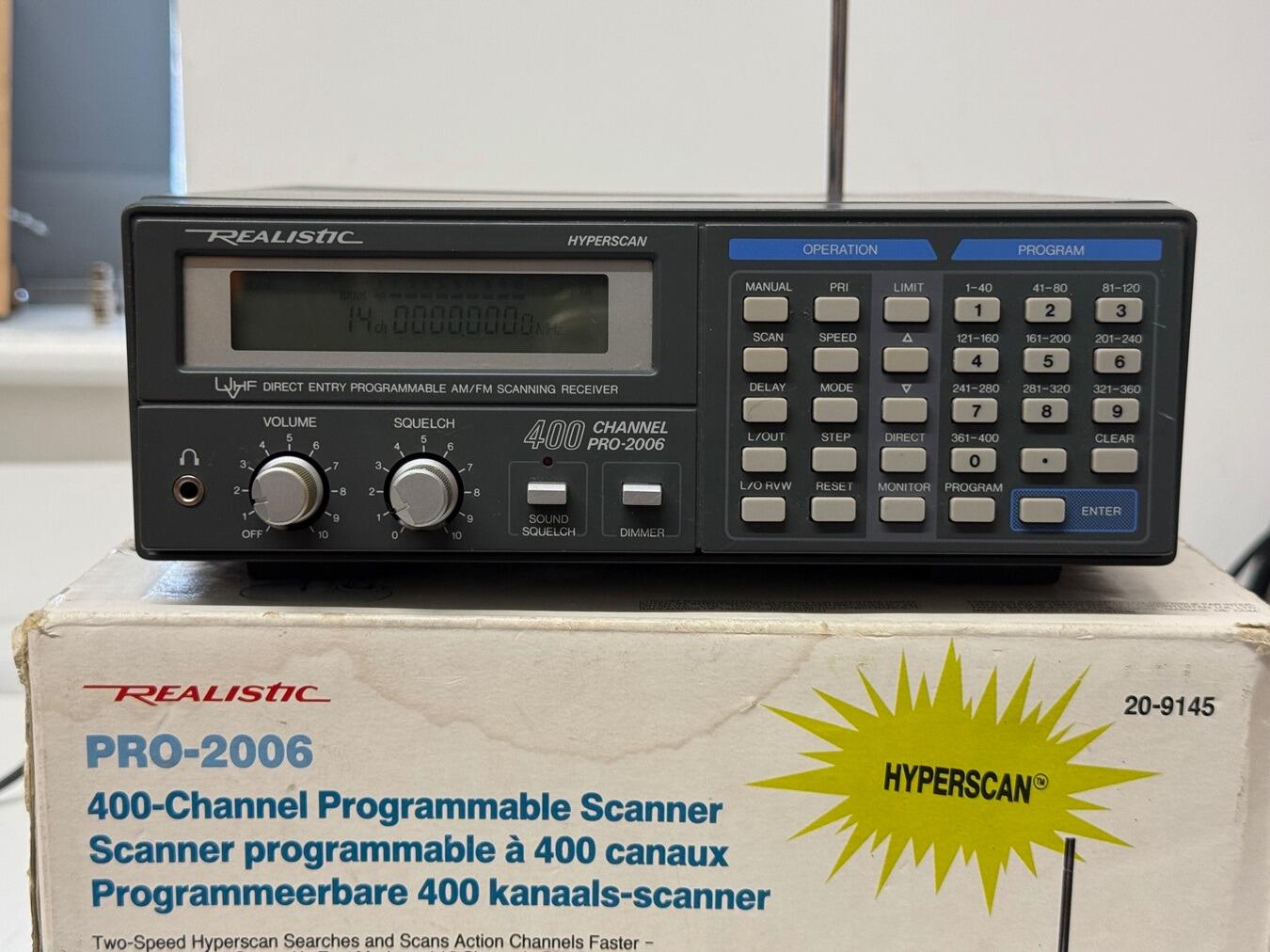 Used Realistic Pro-2006 Wideband Scanner | RadioWorld