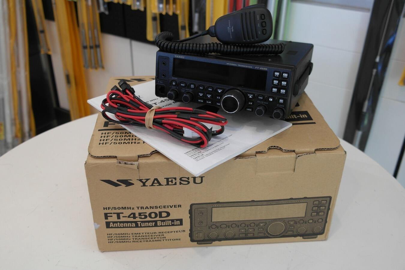 Second hand yaesu ft-450d with auto antenna tuner - Radioworld UK