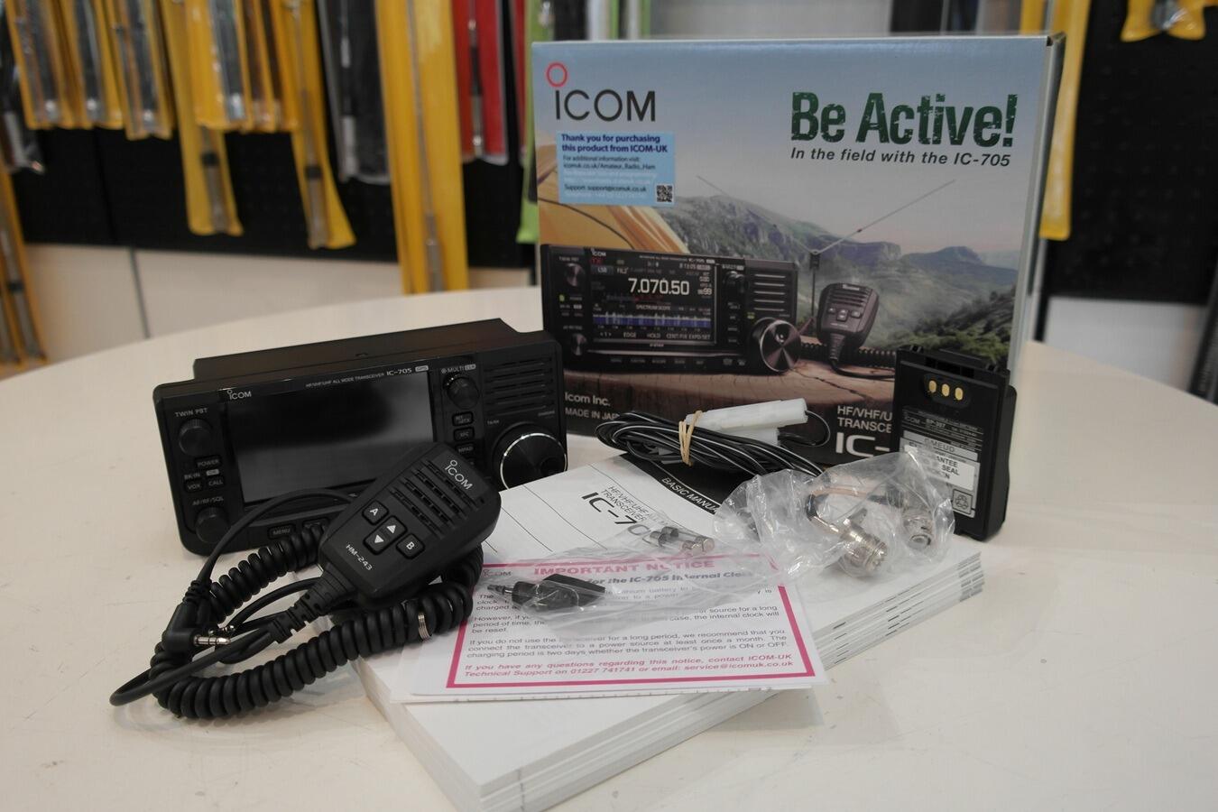 Second Hand Icom IC-705 HF VHF UHF QRP SDR Transceiver | Radioworld UK