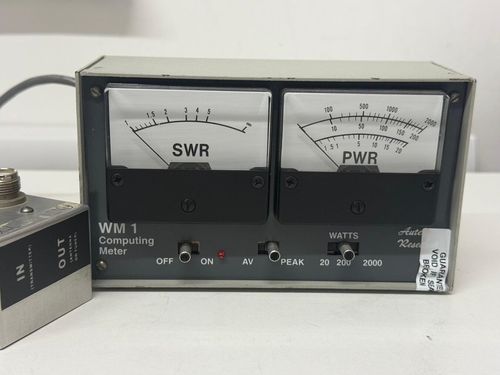 second hand autek research wm‑1 swr meter