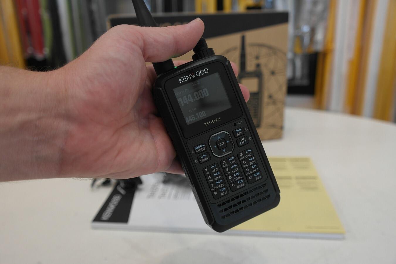 Kenwood TH-D75E APRS GPS amateur radio transceiver