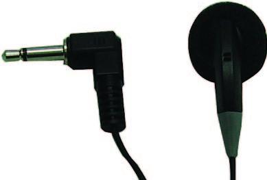 MFJ-301 Speaker/mic ear bud 3.5mm plug