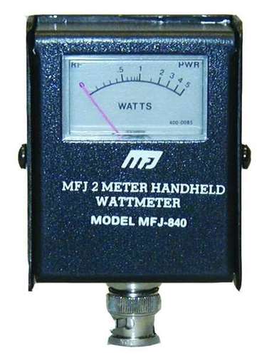 Mfj-840 low power watt meter designed for handheld 2 meter.