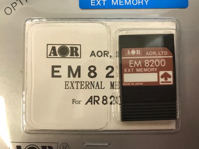 AOR EM-8200 External Memory Card for AR-8200-8200-S2
