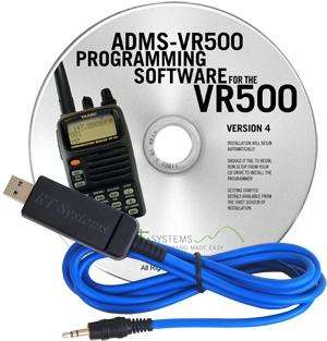 Yaesu vr-500 programming software and usb-29a cable