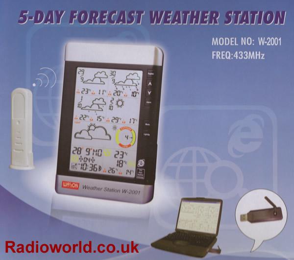W-2001 5 day forecast weather station