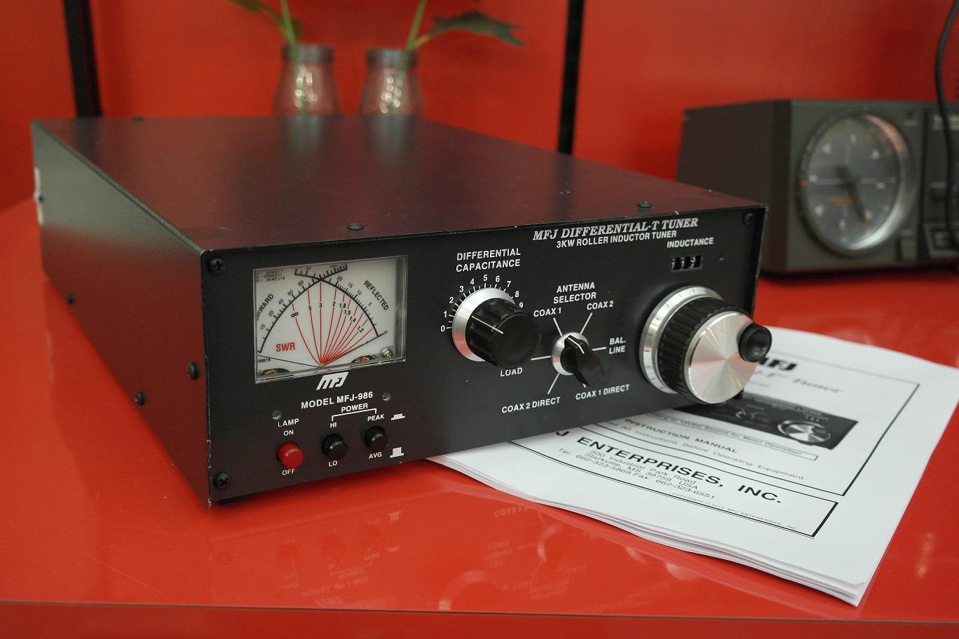 Second Hand MFJ-986 3kW Manual HF Antenna Tuner - RW UK