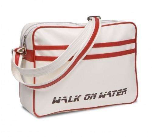 Walk on water boarding laptop bag 15" off white,red