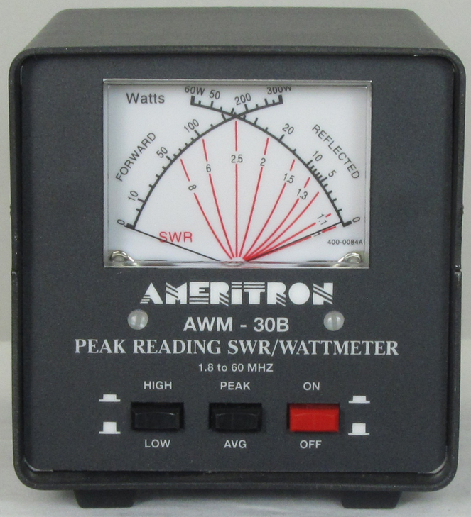 Ameritron AWM-30BX HF/6M SWR/Power Meter - 3kW PEP