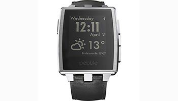 Pebble Steel Smartwatch Brushed Stainless