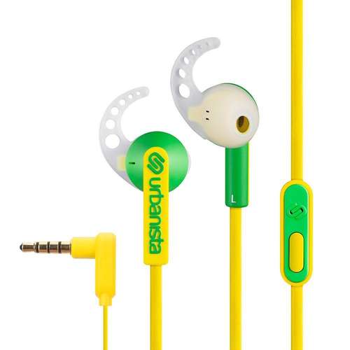 Urbanista rio sports earphones with gofit - mellow yellow