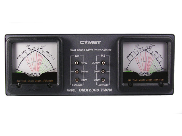 COMET CMX-2300 3KW 1.8-525MHz セール中 クロスメーター SWR＆パワー計 HF/50M/144M/430MHz