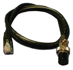 West Mountain Radio RB Mic to 8 Pin Round Cable 3ft