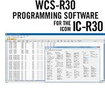WCS-R30 Programming Software and RT-49 cable for the Icom IC-R30
