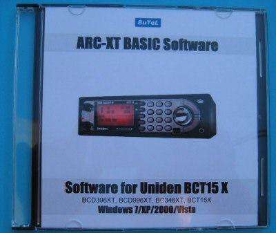 Software arc-xt basic windows software - bct15x, bcd396xt, bcd996xt, bc346xt.