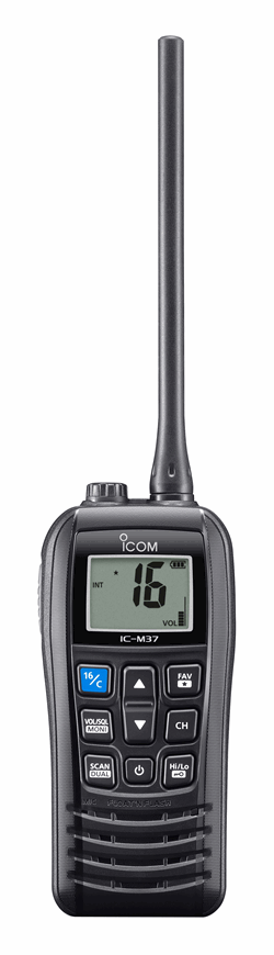 Icom IC-M37E buoyant marine VHF handheld