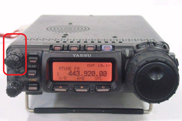 Yaesu CB2339001 AF/SQL/RF Knob for FT-857 Series Radioworld UK