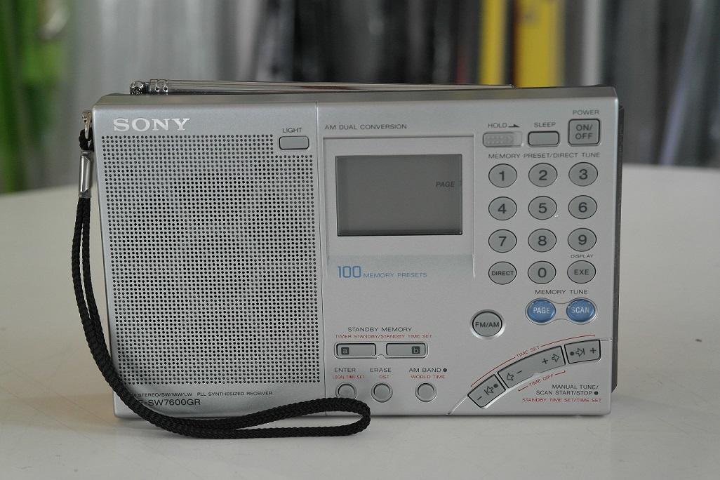 Second Hand Icf Sw Gr Sony Portable Receiver Radioworld