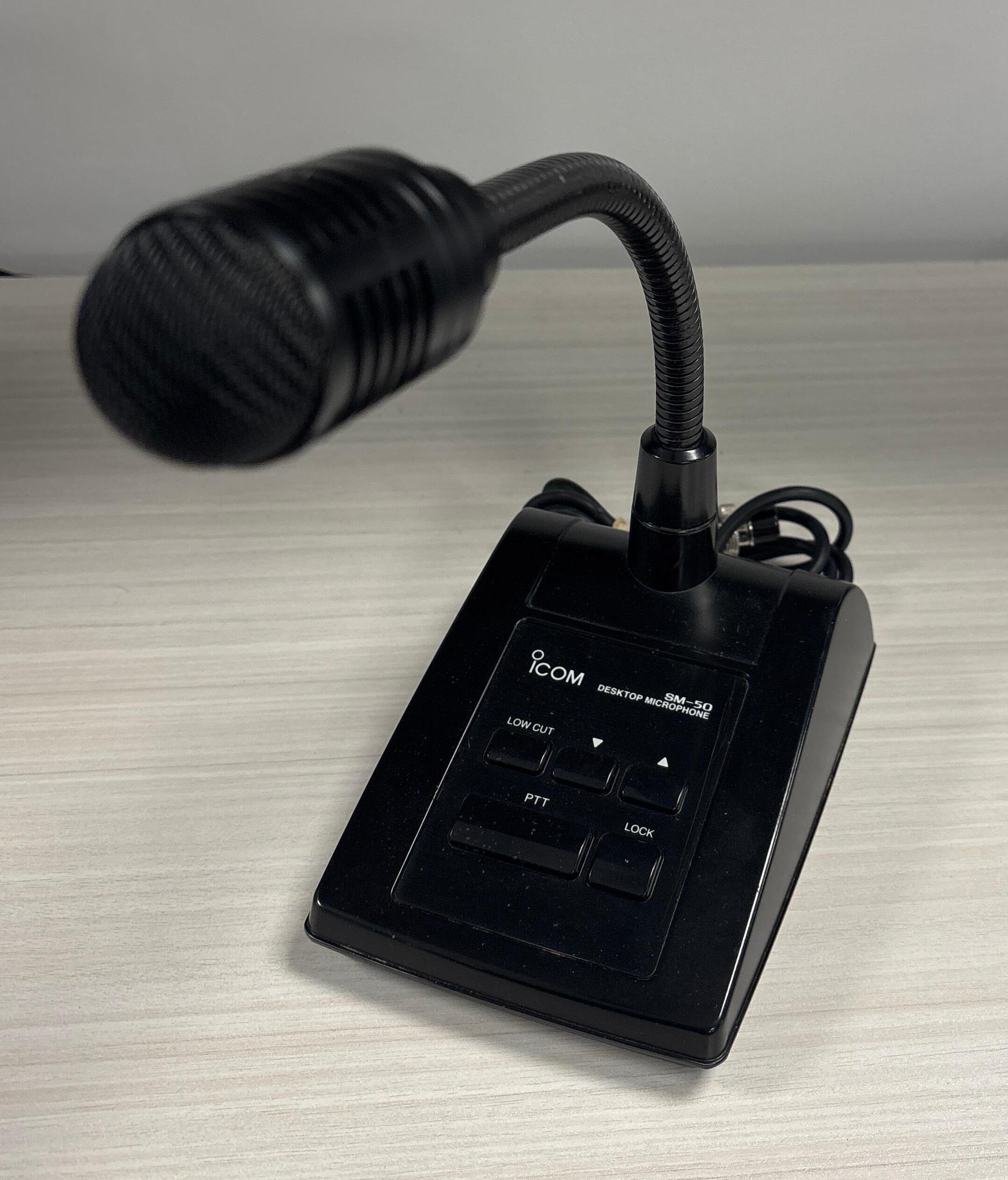 ICOM SM-50 デスクトップマイクロフォン Amazon.com: ICOM SM-50 DESK MICROPHONE